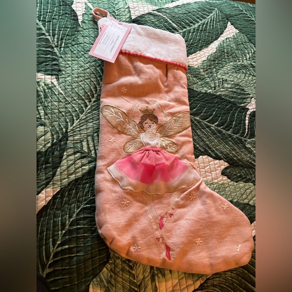 New Christmas pink ballerina stocking
